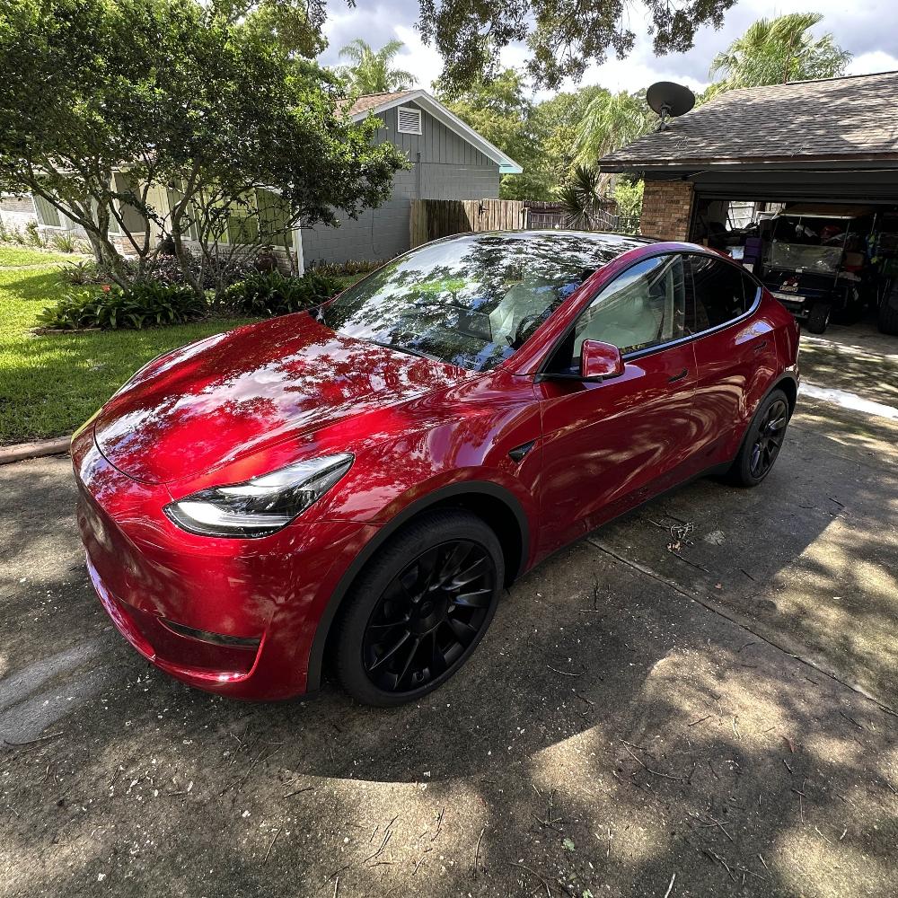 Tesla Model Y after Complete Delight Package